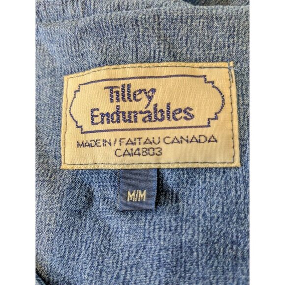 Vintage Tilley Endurables Tank Dress Womens M Denim Blue Y2K Tencel Blend Canada - Picture 8 of 8
